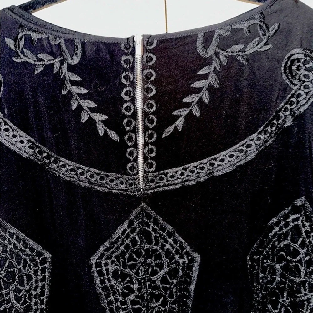 Soft Surroundings Black Lace Blouse - Picture 2 of 4